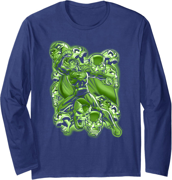 Superman Metallo Mayhem Langarmshirt