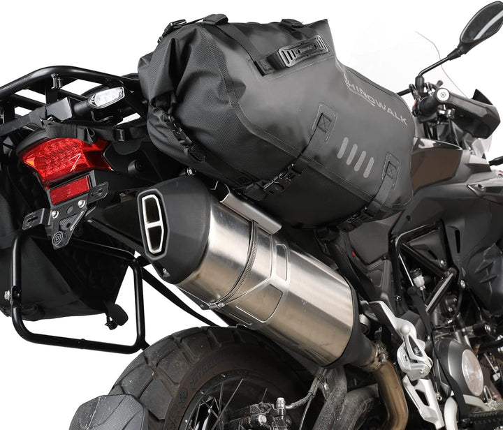 Rhinowalk Motorrad Hitzeschild, Auspuff Hitzeschutzblech, Hitzeschutz Auspuff Auspuffrohr, Hitzeschi