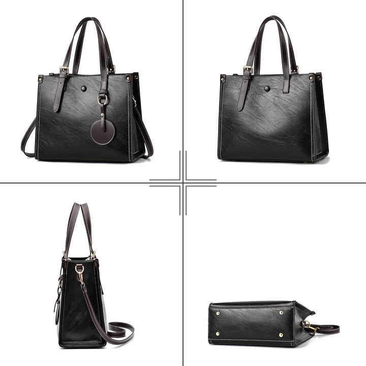 FANDARE Damen Handtasche Tote Beutel Umhängetaschen PU-Leder Schultertasche Tragetasche Multifunktio