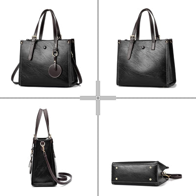FANDARE Damen Handtasche Tote Beutel Umhängetaschen PU-Leder Schultertasche Tragetasche Multifunktio