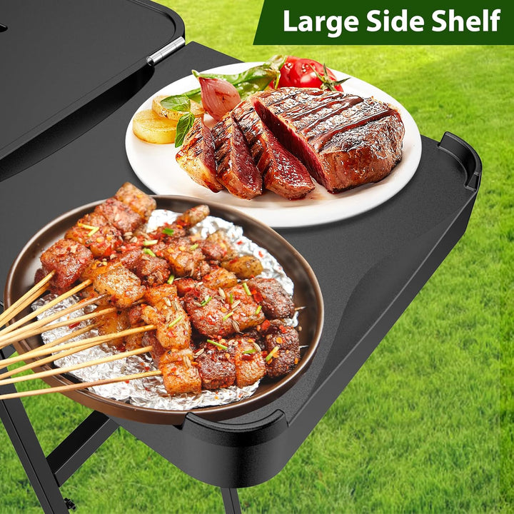 Tragbarer Grillwagen für Ninja Woodfire, Weber, Blackstone, Nexgrill, Traeger und den meisten tragba