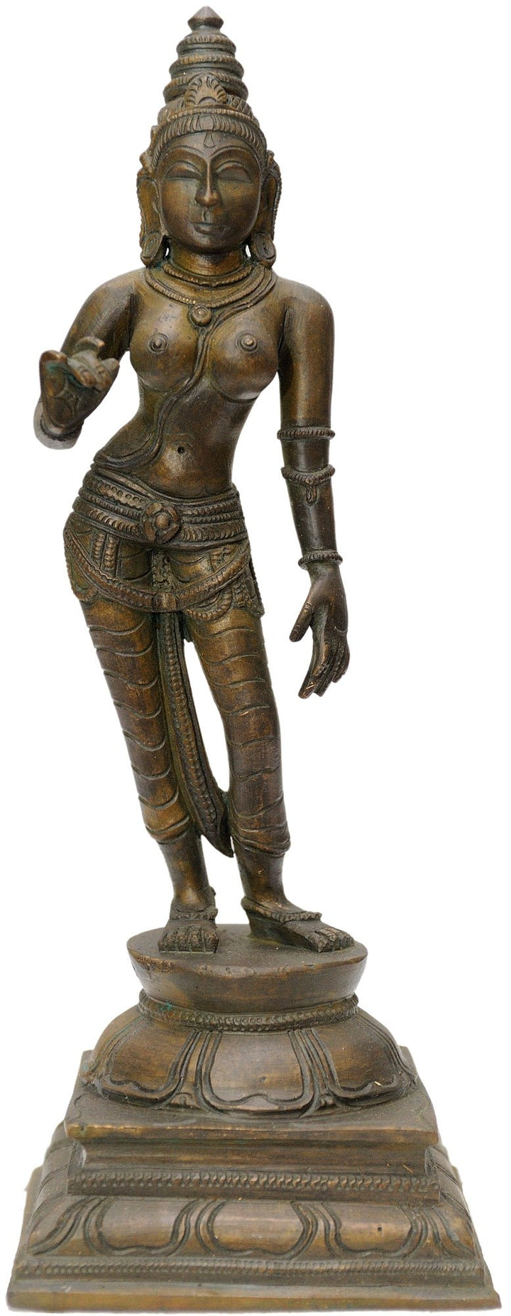 Exotic India Devi Parvati – Bronze Statue swamimalai