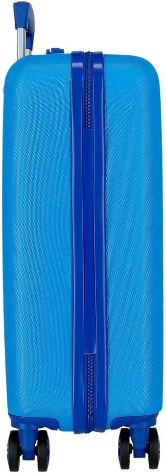 Enso Rob Friend Kabinentrolley, blau, 38 x 55 x 20 cm, starr, ABS, Zahlenschloss, 34 l, 2 kg, 4 Räde