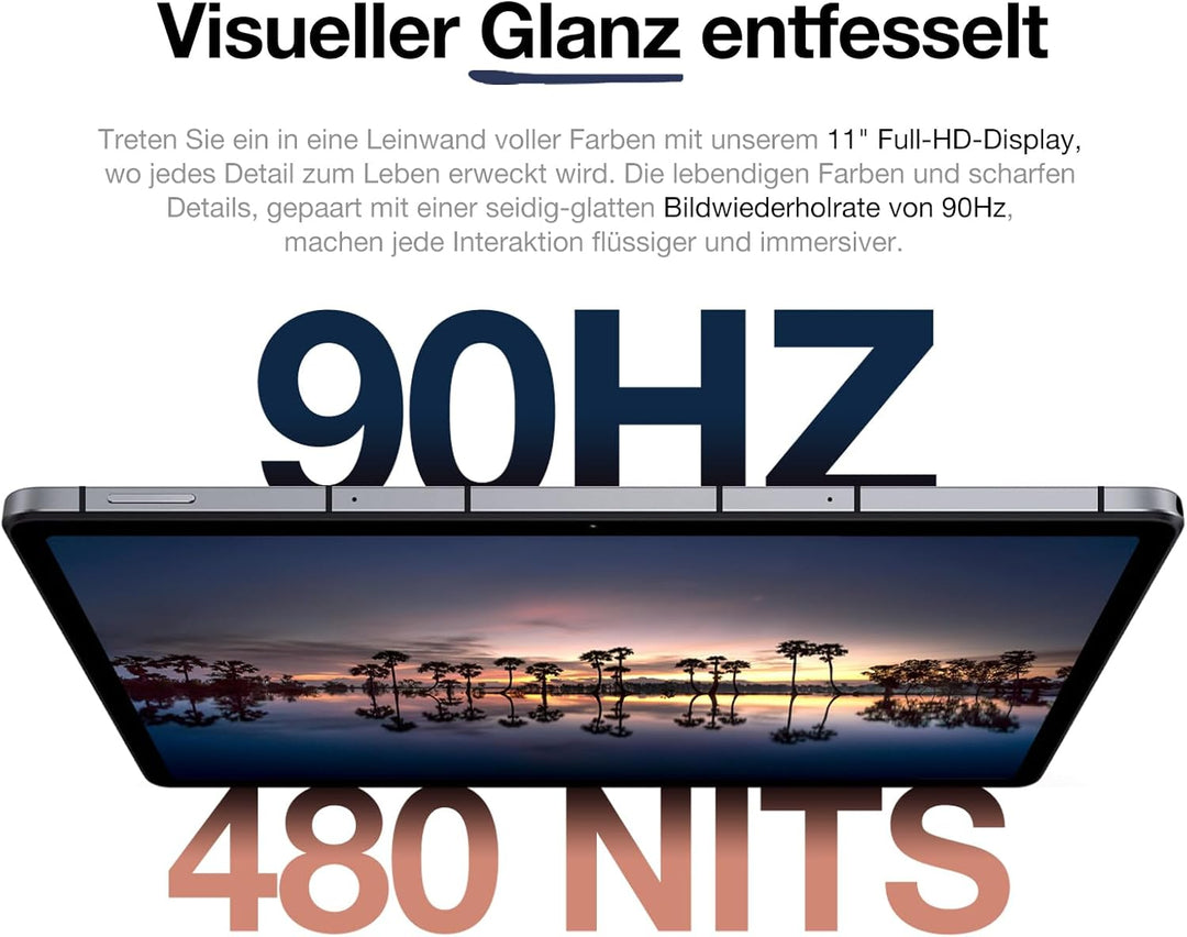 AGM PAD P2 Android 14 Tablet mit Hülle [2025],Helio G99 Octa Core Tablett, 16(8+8) GB RAM+256GB ROM/