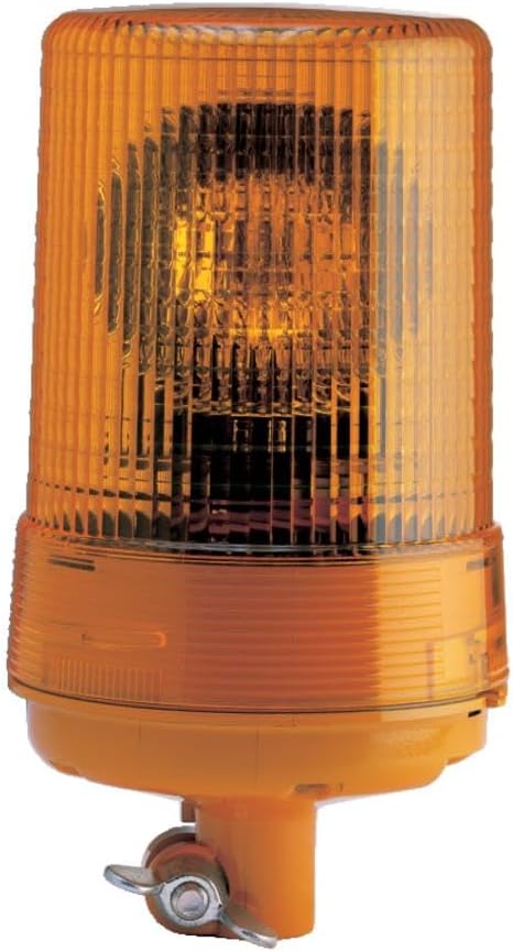 HELLA - Halogen-Rundumkennleuchte - KL 700 - 12V - gelb - rund - Rohrstutzen - Menge: 1 - 2RL 004 95