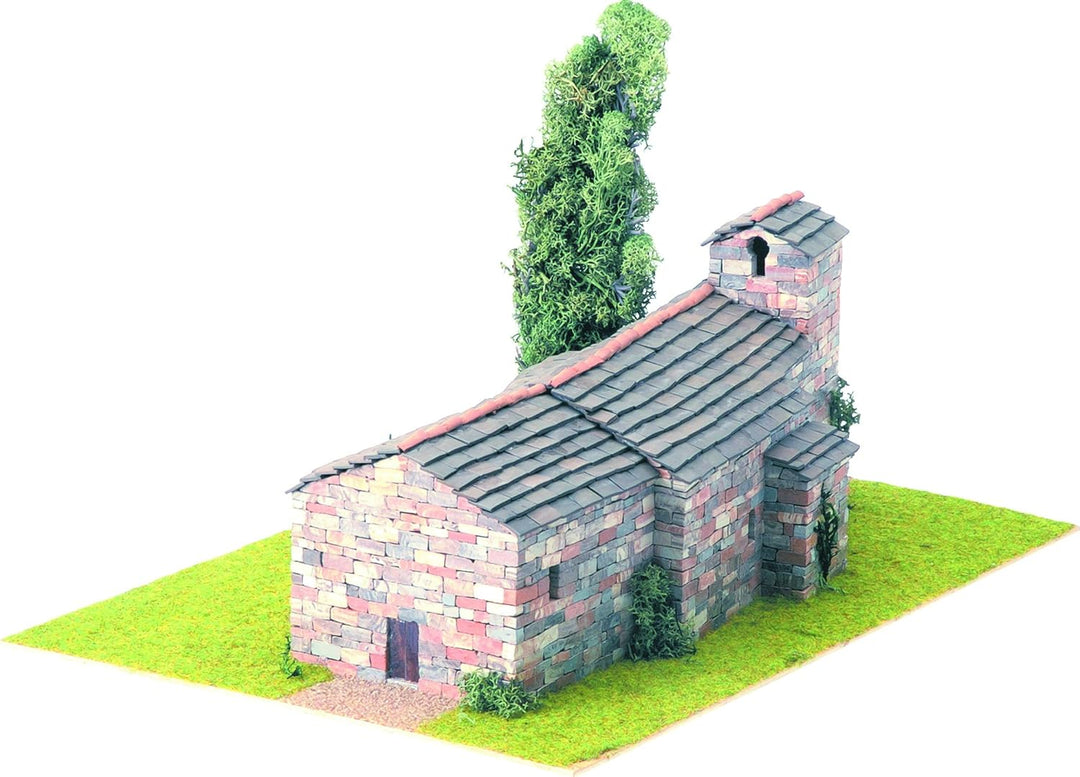 DOMUS-KITS Domus Kits40078 1804 Teile Romanica 4 St. Cugat de Gavadons Kirche Modell, Massstab 1:50,