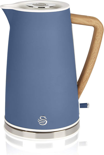 Swan Nordic Frühstücksset, Wasserkocher, 1,7 l, 2200 W, Breitschlitz-Toaster 2 Scheiben, digitale Mi