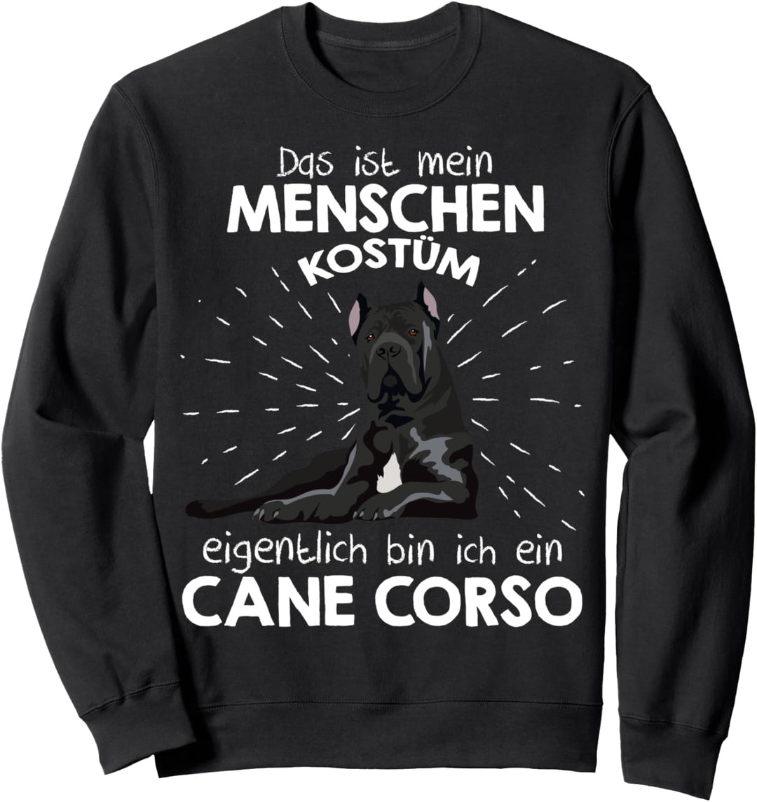 Mein Menschen Kostüm Bin ich ein Cane Corso, Halloween Sweatshirt