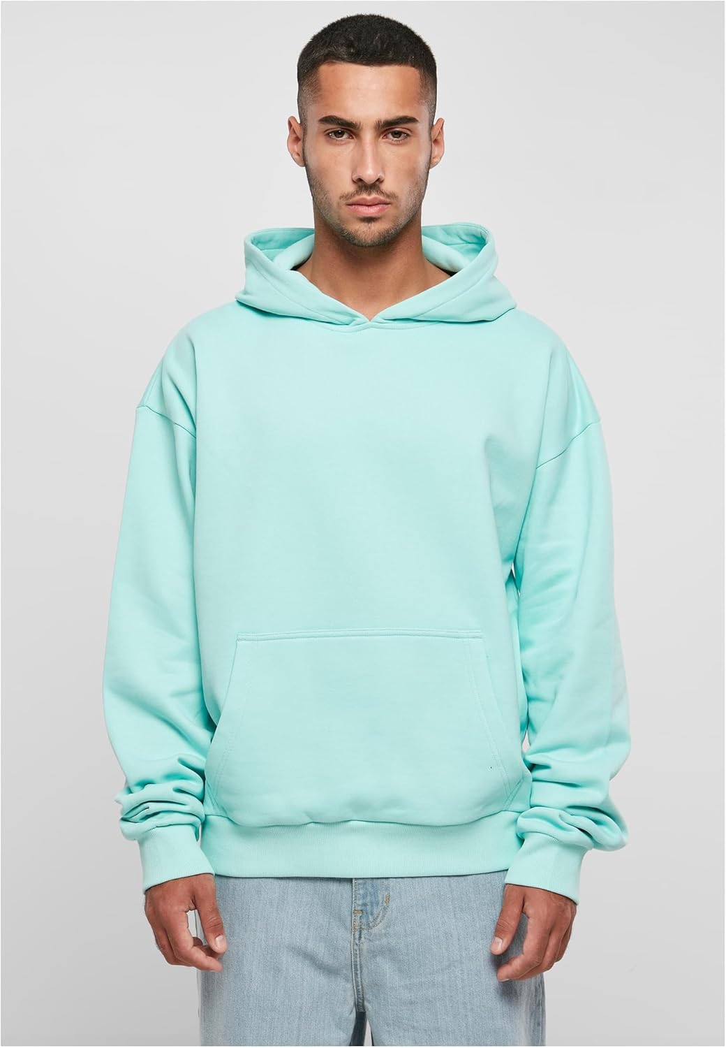 Build Your Brand Herren Kapuzenpullover, Berylblue