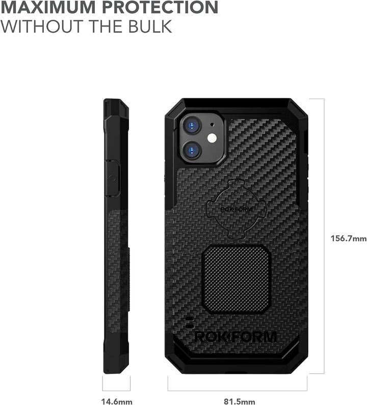 Rokform - Schutzhülle für iPhone 11, Rugged Series, magnetische Schutzhülle für Apple Gear, iPhone-H