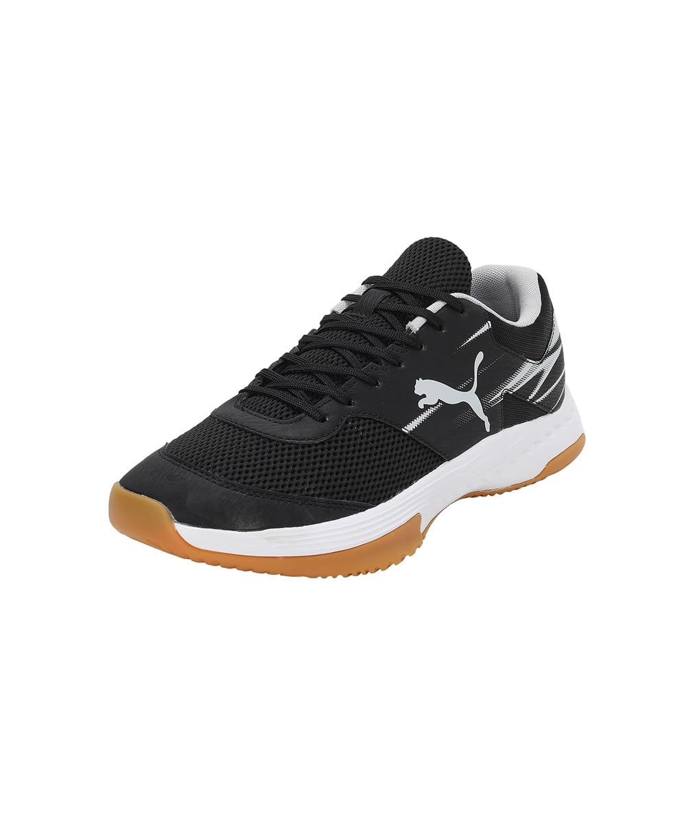 PUMA Herren Varion Ii Hallenturnschuh 40 EU Puma Black Cool Light Gray Yellow Blaze Gum, 40 EU Puma