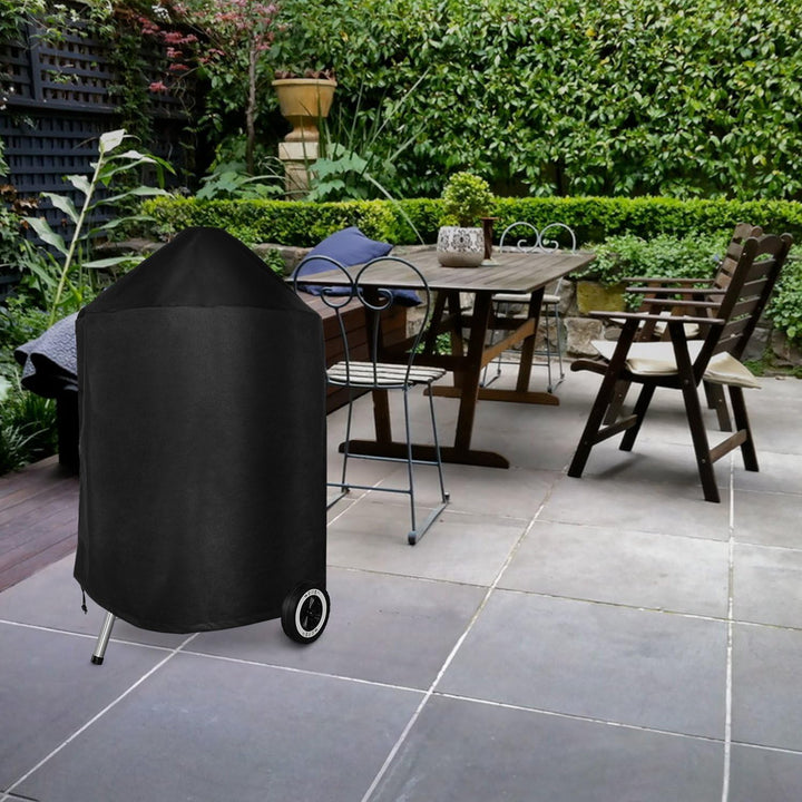 Onlyfire Kugelgrill Abdeckung Abdeckhaube Rund 600D Oxford BBQ Grillabdeckung für Weber 57cm Holzkoh