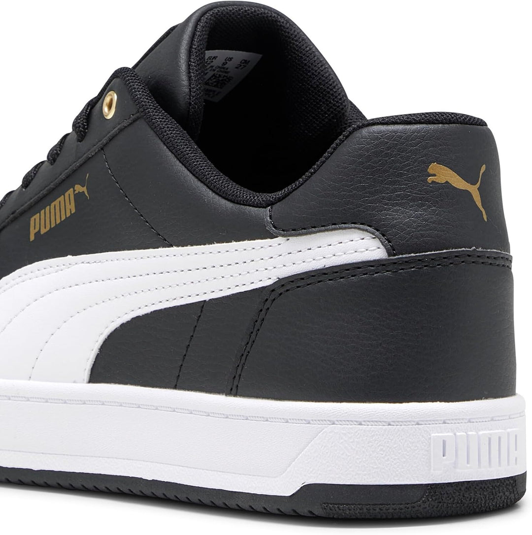 PUMA Unisex Caven 2.0 Sneaker 36 EU Puma Black Puma White Gold, 36 EU Puma Black Puma White Gold