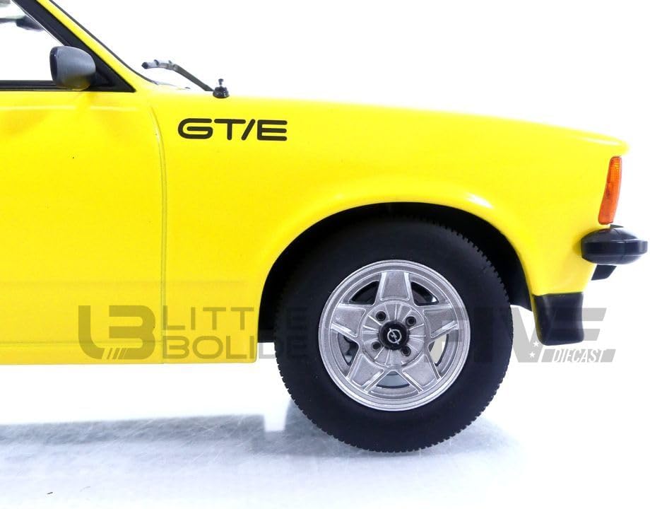 Norev 183655 - Opel Kadett GT/E - 1977 - gelb (ATS Felgen). L.E. 1:18