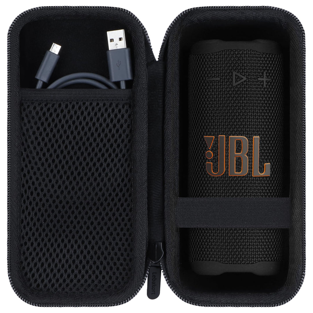 Lebakort Hart Tasche Hülle Etui Tasche für JBL Grip Kompakter Lautsprecher (Schwarz), Schwarz