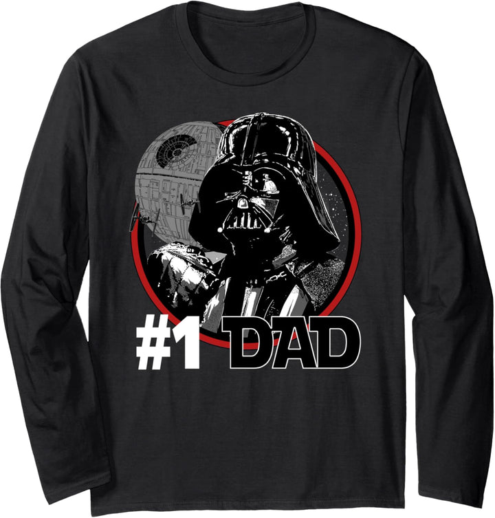 Star Wars Darth Vader #1 Dad Space Portrait Langarmshirt