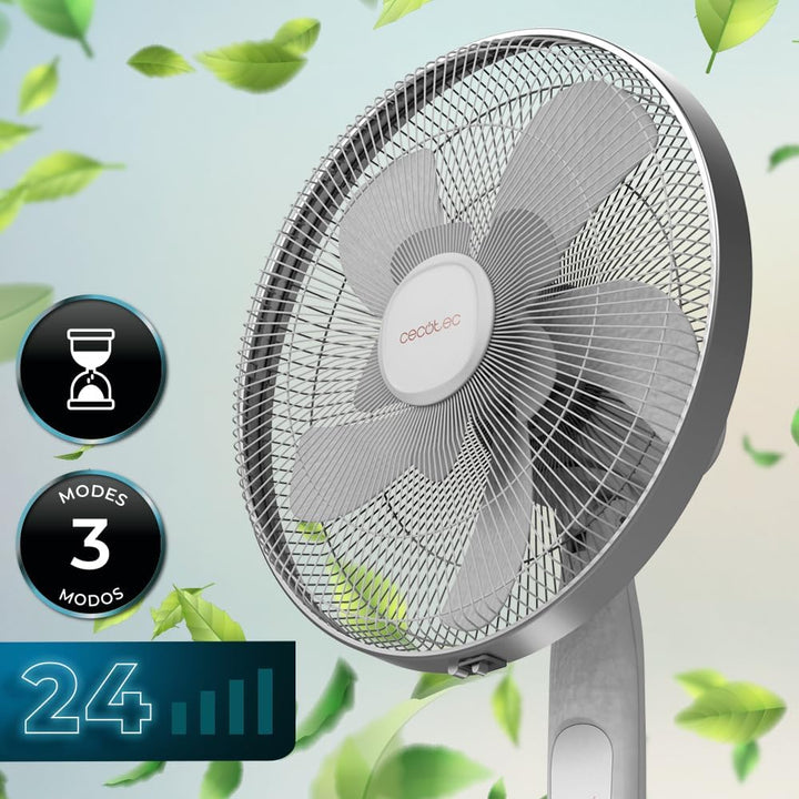 Cecotec Standventilator EnergySilence 1010 ExtremeConnected. 16" mit 60W Kupfermotor und Timer, 6 Ge