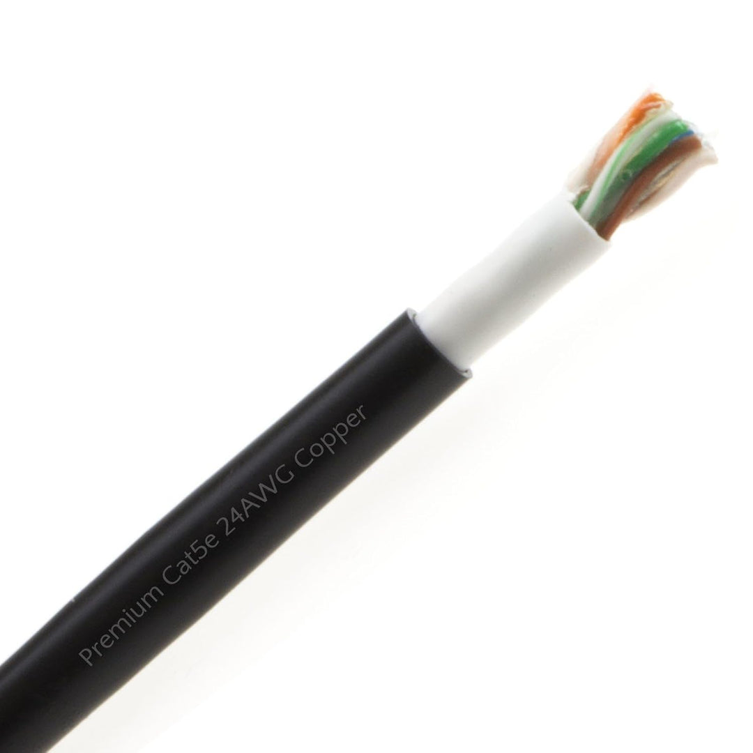 kenable Prämie Aussen CAT5e Aussen Kupfer Ethernet Netzwerk Kabel Kabelrolle Mit Gel 100 m [100 Mete