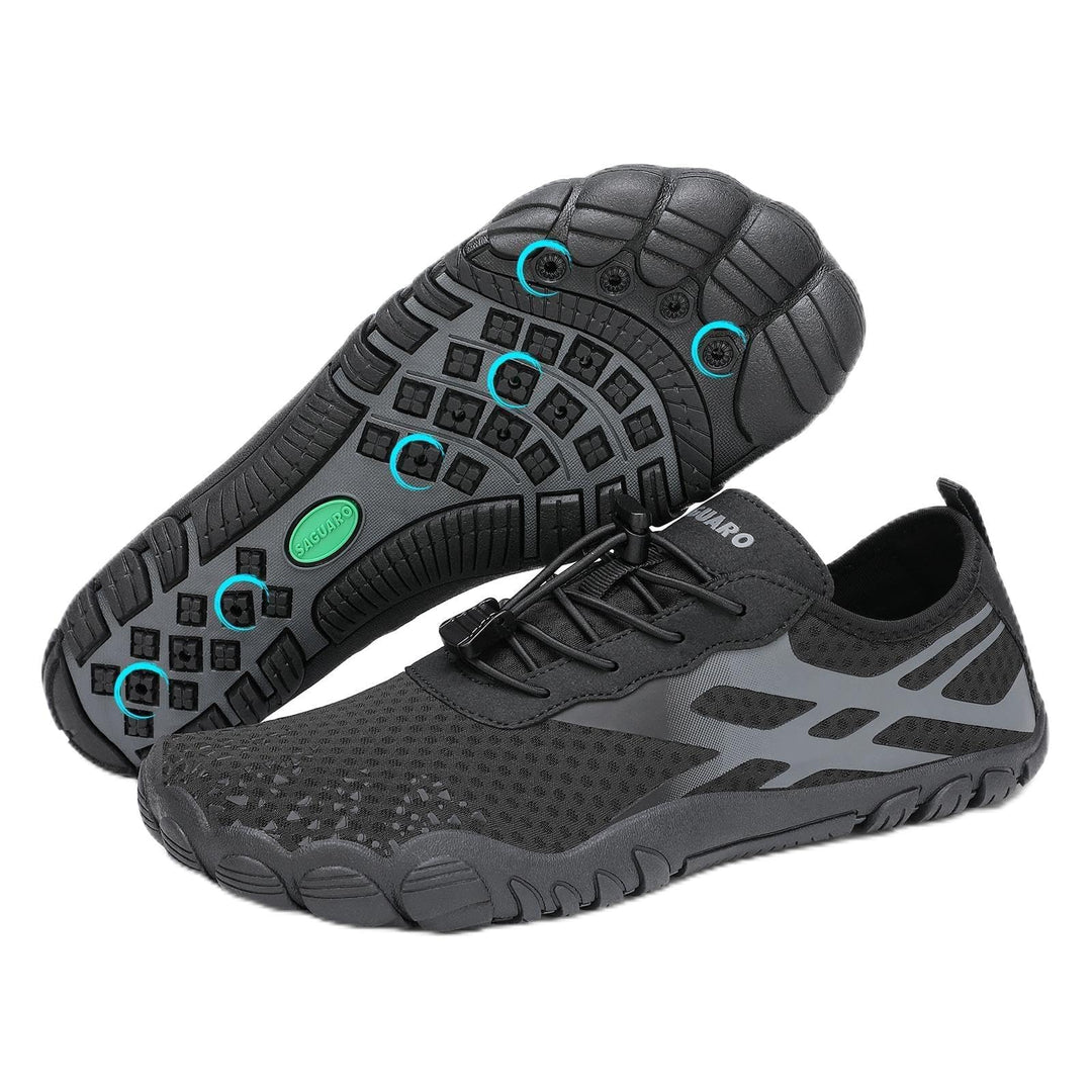 SAGUARO Badeschuhe Damen Aquaschuhe Herren Slip On Atmungsaktiv Schnelltrocknend Wasserschuhe Outdoo