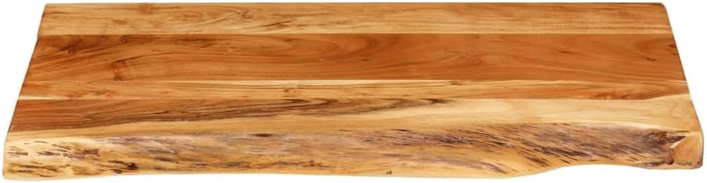 vidaXL Akazienholz Massiv Waschtischplatte Badezimmer Waschtisch Waschtischkonsole Platte Holzplatte