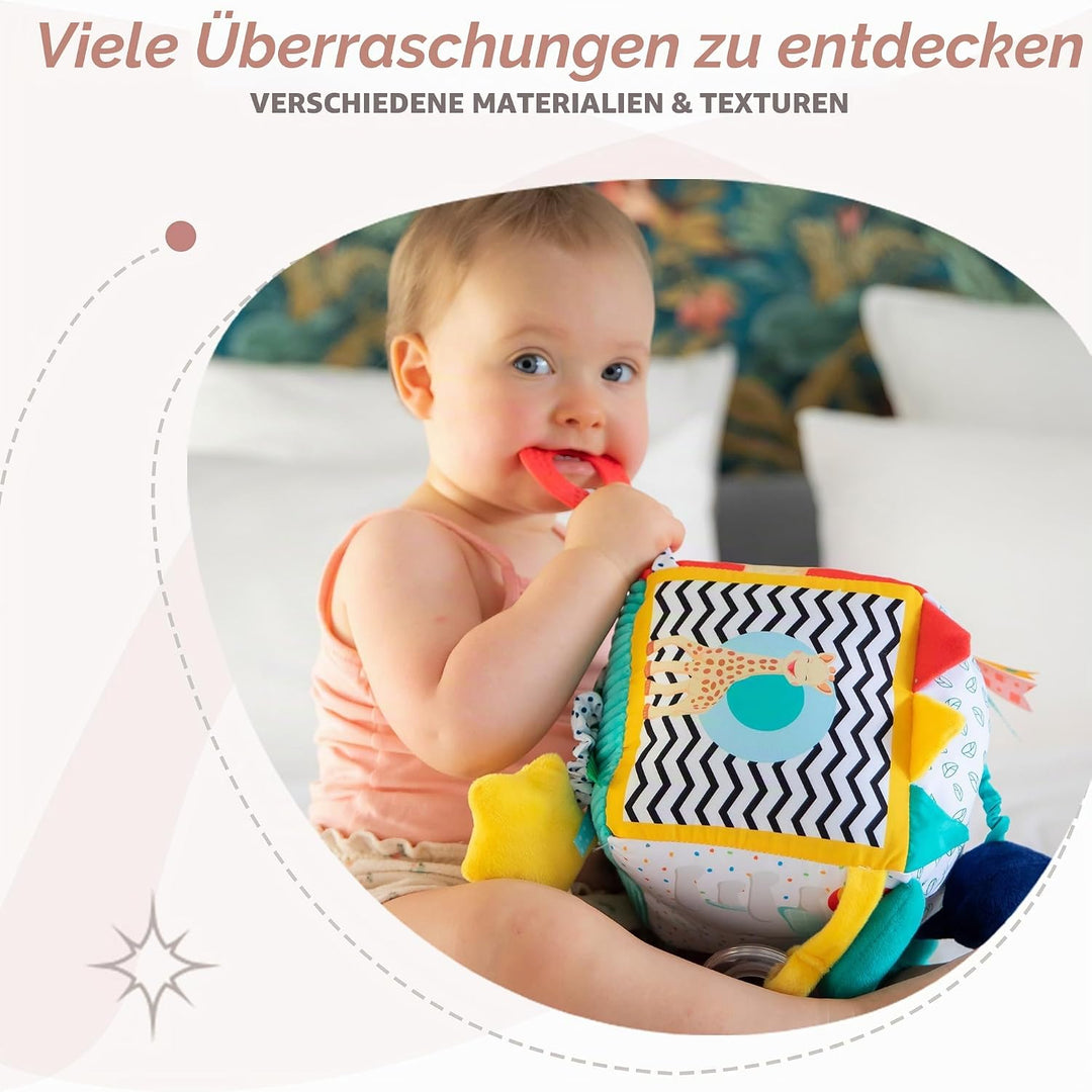 Sophie la Girafe VUI230853 Sinnesspielzeug, Black | Biobasierter Kunststoff | Badespiel Glöckchen un