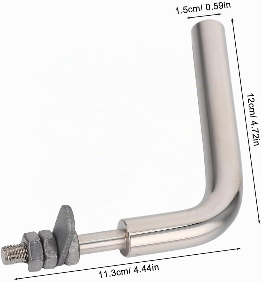 GARVALON Hochwertiger Kamin-ofen Türgriff Ersatz Hitzebeständiger Metallgriff für Kessel und Herde K