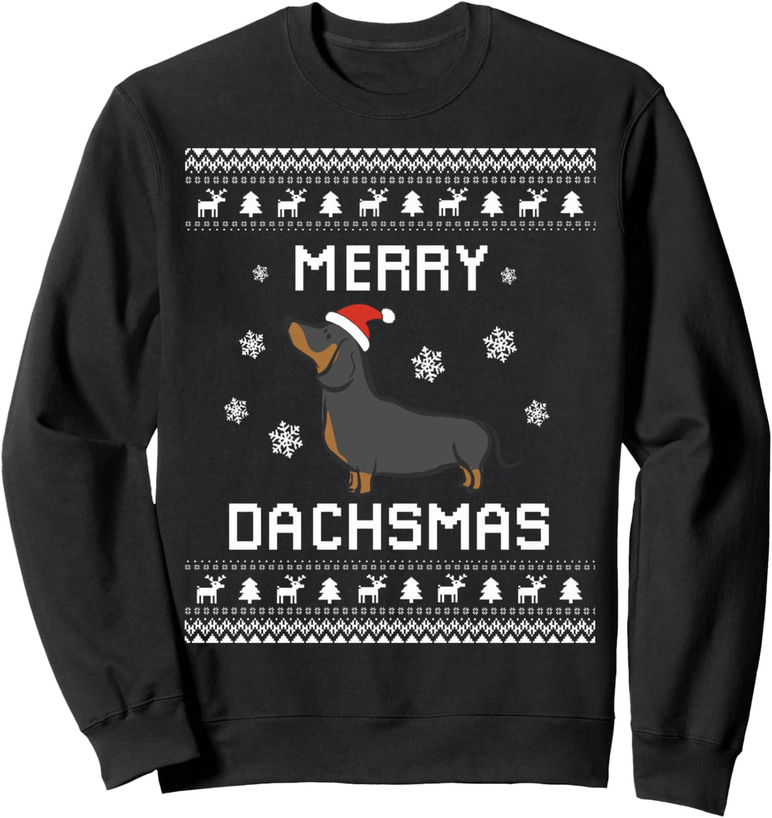 Dackel Hund Weihnachten Ugly Xmas Dackel Hund Pullover Sweatshirt