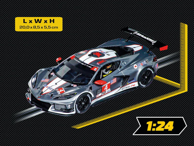 Carrera - 20023972 - DIGITAL 124 Chevrolet Corvette C8.R No.4 | Slotcar Ready to Race | Perfekt für