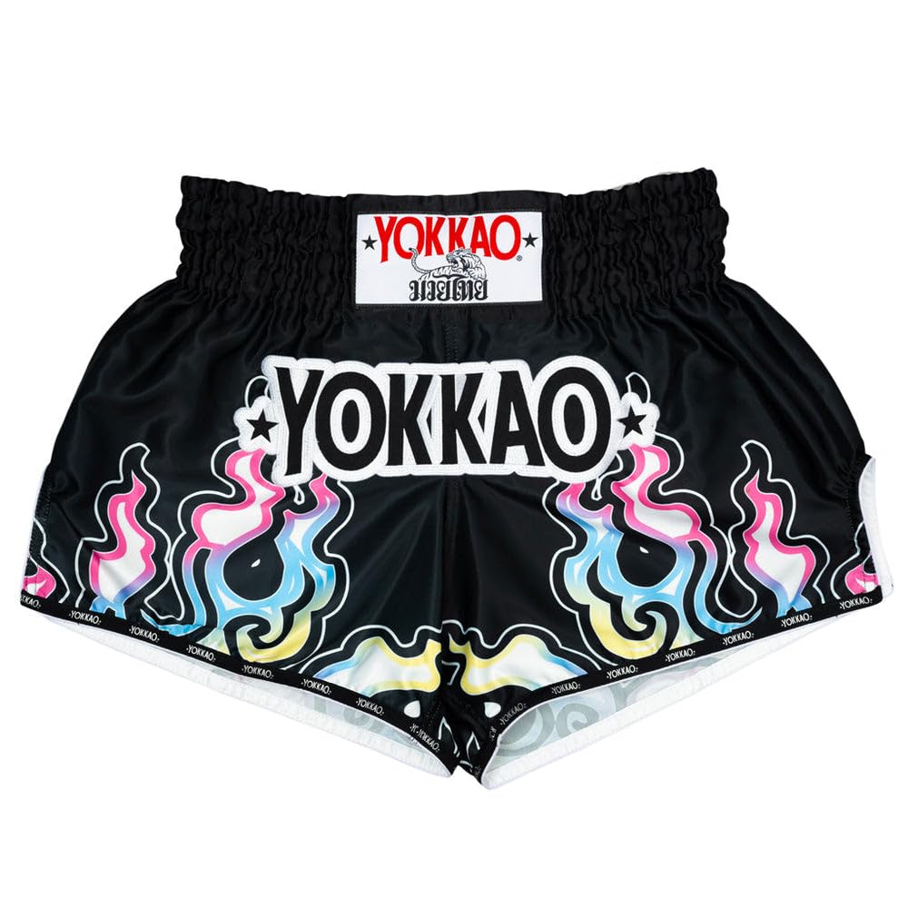 Yokkao Muay Thai Boxing Shorts for Men &amp; Women | Premium Satin Shorts for Athletes | Ideal for Train