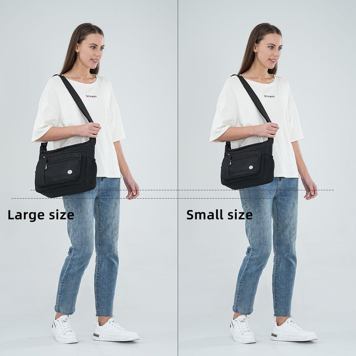 MINTEGRA Damen Schultertasche, geräumig, mehrere Taschen, Umhängetasche, Geldbörse, modischer Henkel