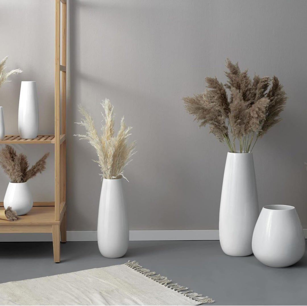 ASA Vase, Keramik, weiss, 60x23x60 cm 60x23x60 cm Weiss, 60x23x60 cm Weiss
