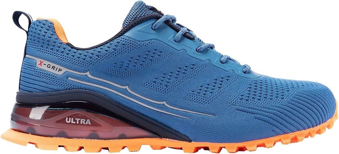 Kricely Traillaufschuhe Herren Leicht Atmungsaktiv Wanderstiefel rutschfest Laufschuhe Outdoor Fitne