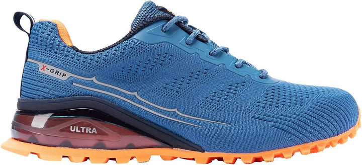 Kricely Traillaufschuhe Herren Leicht Atmungsaktiv Wanderstiefel rutschfest Laufschuhe Outdoor Fitne
