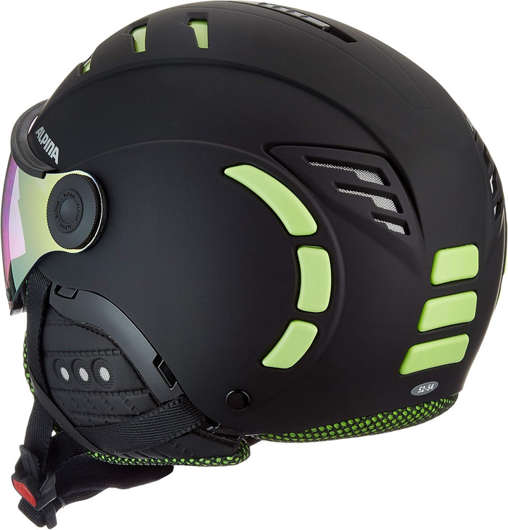 ALPINA JUMP 2.0 Q-LITE - Sicherer, Stossabsorbierender & Indiv. Anpassbarer Skihelm Mit Kontrastvers