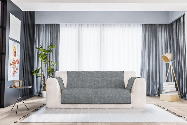 Italian Bed Linen Comfortable Sofa Blanket, dunkelgrau, 2 Plätze 2 Plätze Dunkelgrau, 2 Plätze Dunke