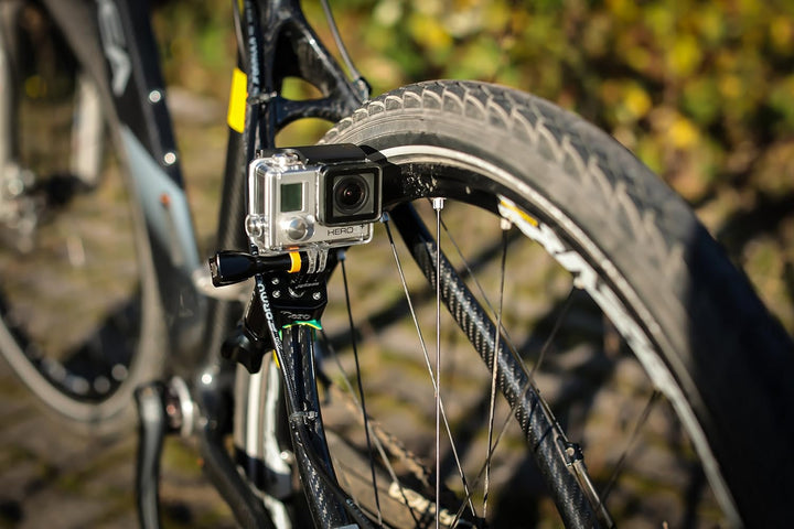 iSHOXS Cero | Action Cam Lenkerhalterung | Professioneler Aluminium Halter passend für GoPro Hero un