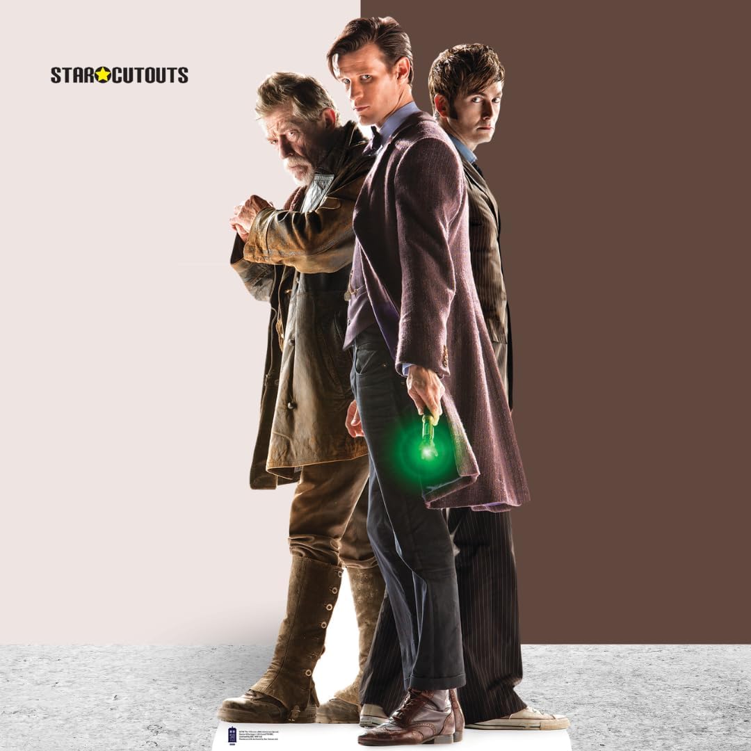 STAR CUTOUTS Doctor Who The Three Doctors Anniversary Special Edition Matt Smith David Tennant and J