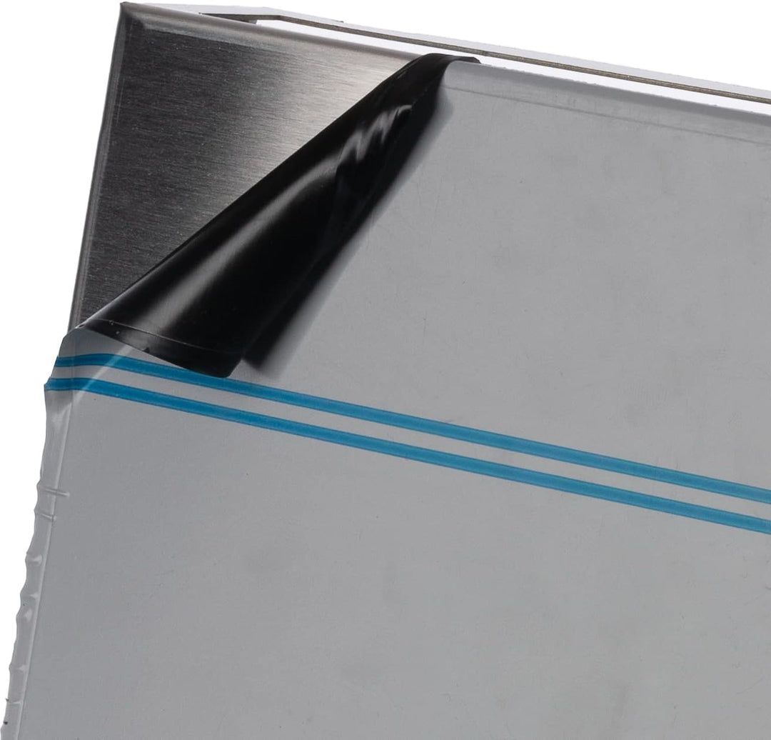 Ø 150mm Edelstahl Badlüfter - Ventilator/Lüfter für Effiziente Belüftung im Bad Kuche WC, Ø 150mm Ed