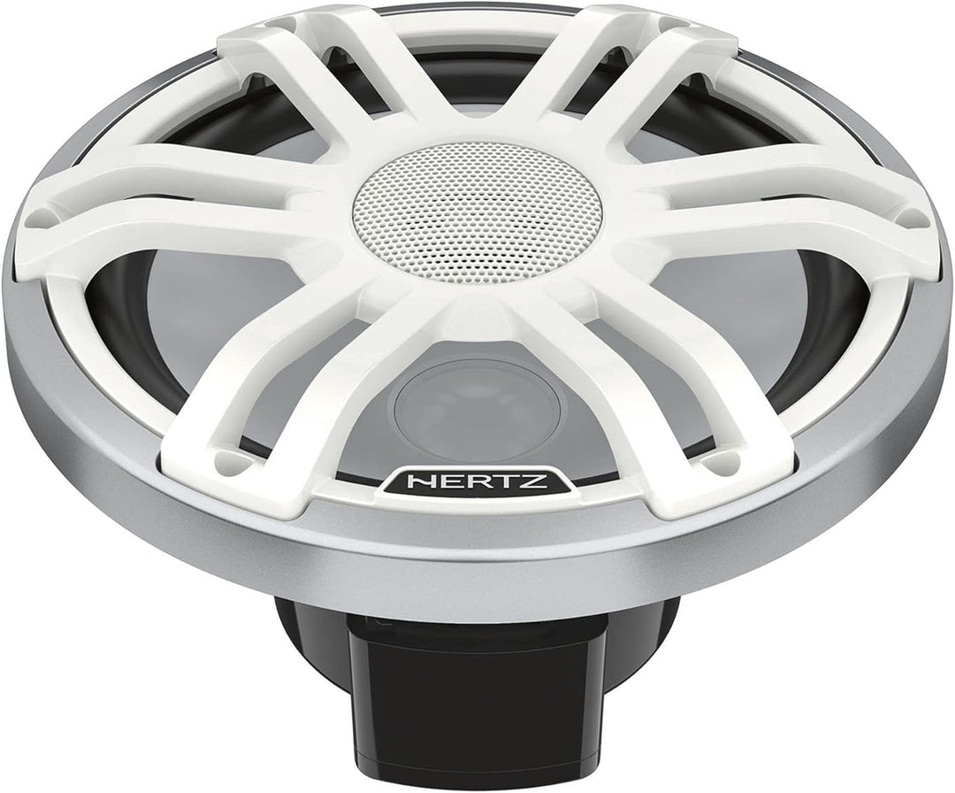 Hertz HMX 8 S-LD-SW - 20 cm 2-Wege-Lautsprecher mit 200 Watt (RMS: 100 Watt) - weiss