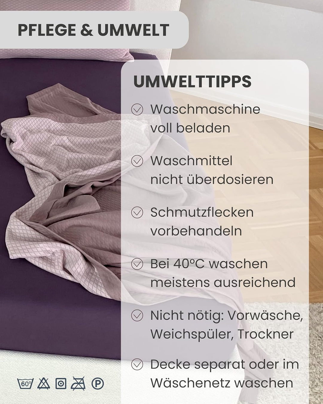 Bella Donna Sommerdecke 260 x 220 cm Tencel Klimakonzept - Kühlt in heissen Sommernächten: Bella Don