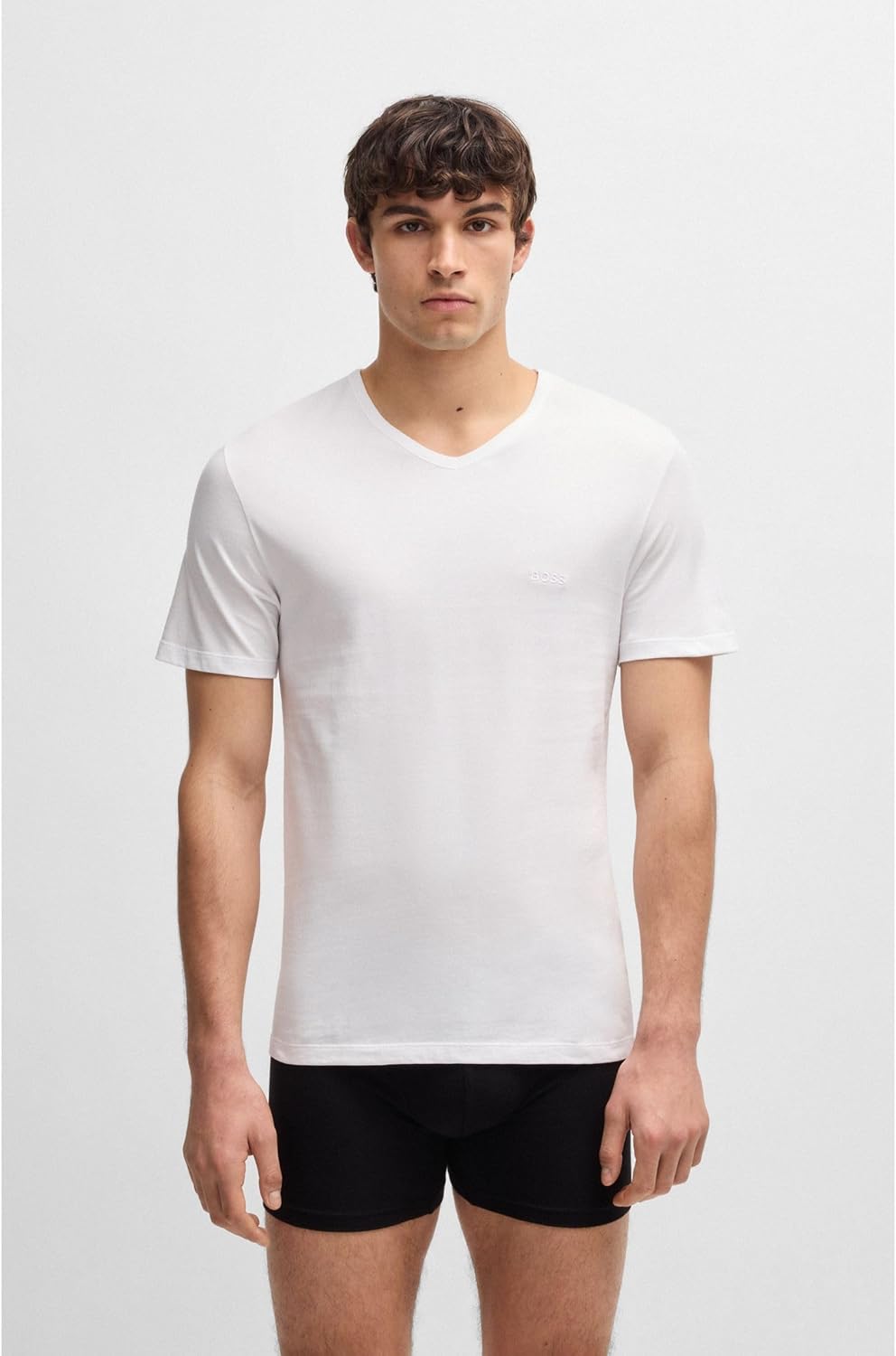 HUGO BOSS Herren T-Shirt (3er Pack) S Assorted-pre-pack, S Assorted-pre-pack