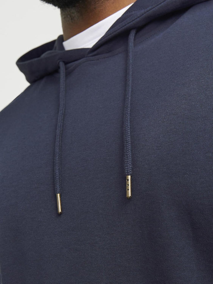 JACK & JONES Male Kapuzenpullover Logo Kapuzenpullover 3XL Navy Blazer, 3XL Navy Blazer
