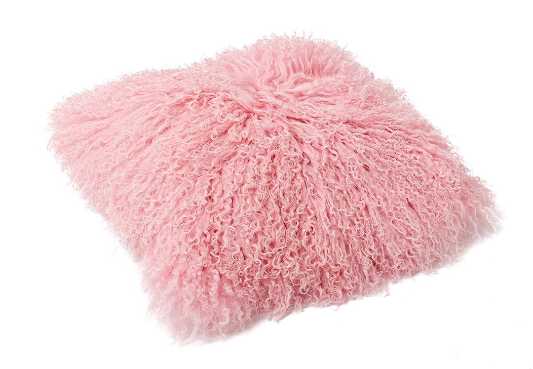 Reissner Lammfelle Tibet Lammfell Kissenbezug langflorig 30x30cm JAY101 Farbe rosé/rosa Jay101 Rosé