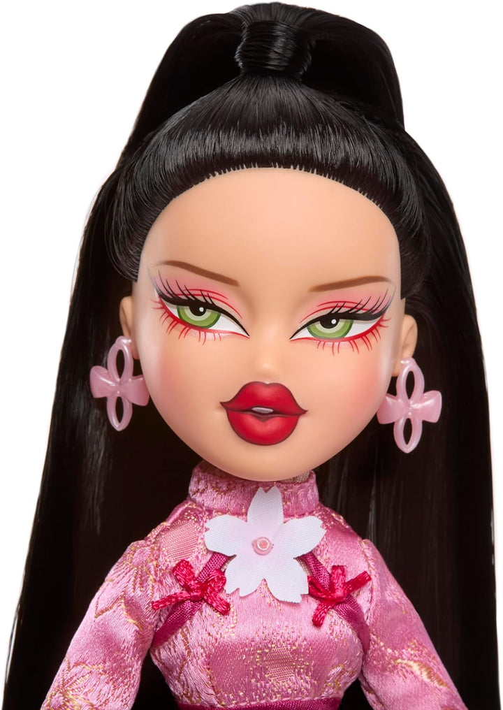 Bratz Fashion Pixiez Jade - Fantasy-Sammelpuppe mit Echter Mode und Accessoires, Flügel Verwandeln S