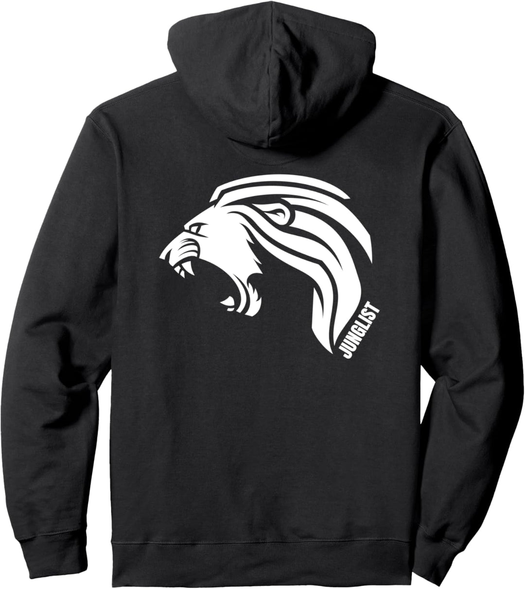Junglist EDM Drum Und Bass Rave Lion Dj Dubstep Pullover Hoodie