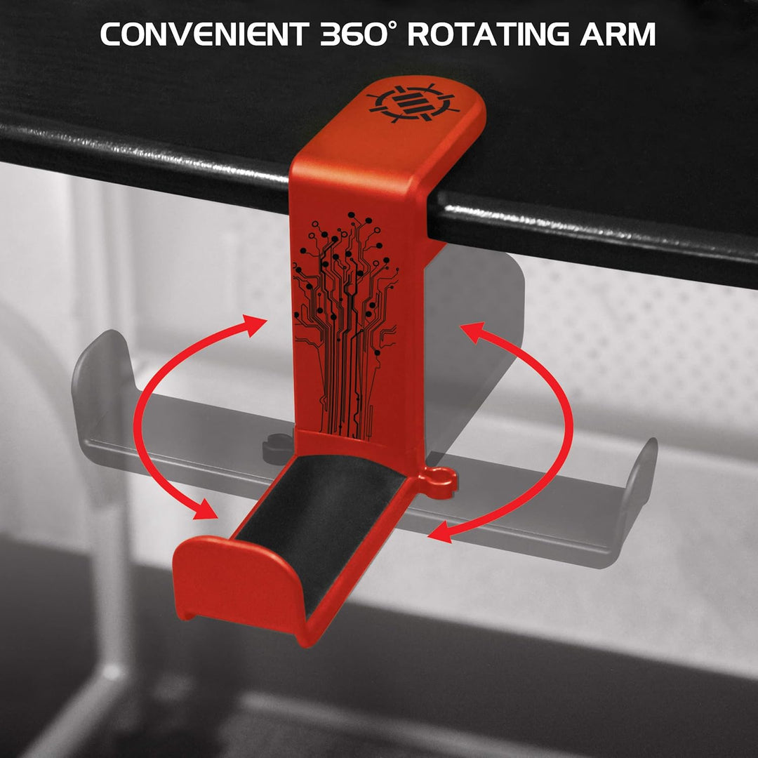 ENHANCE PC Gaming Headset Kopfhörer Halterung Hanger Mount Kopfhörer Stand mit verstellbaren & Schwe