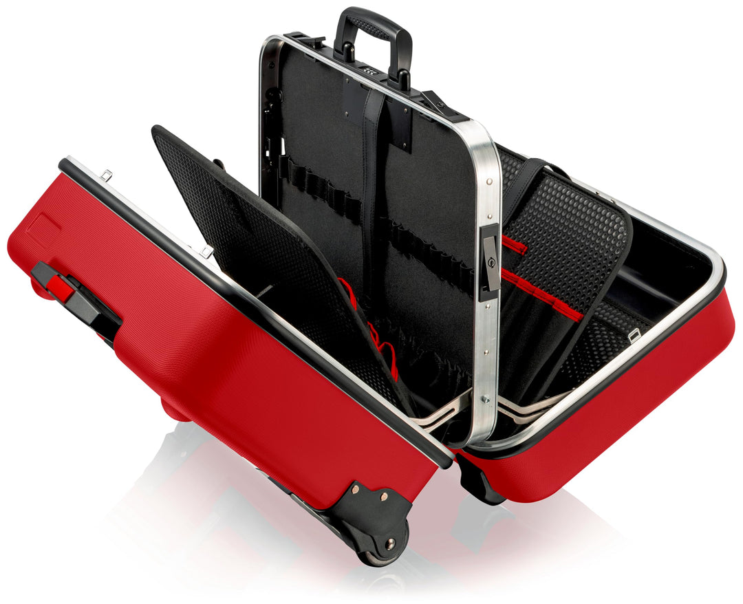 KNIPEX 98 99 15 LE Werkzeugkoffer "BIG Twin Move RED" Werkzeug-Trolley | Rollkoffer leer
