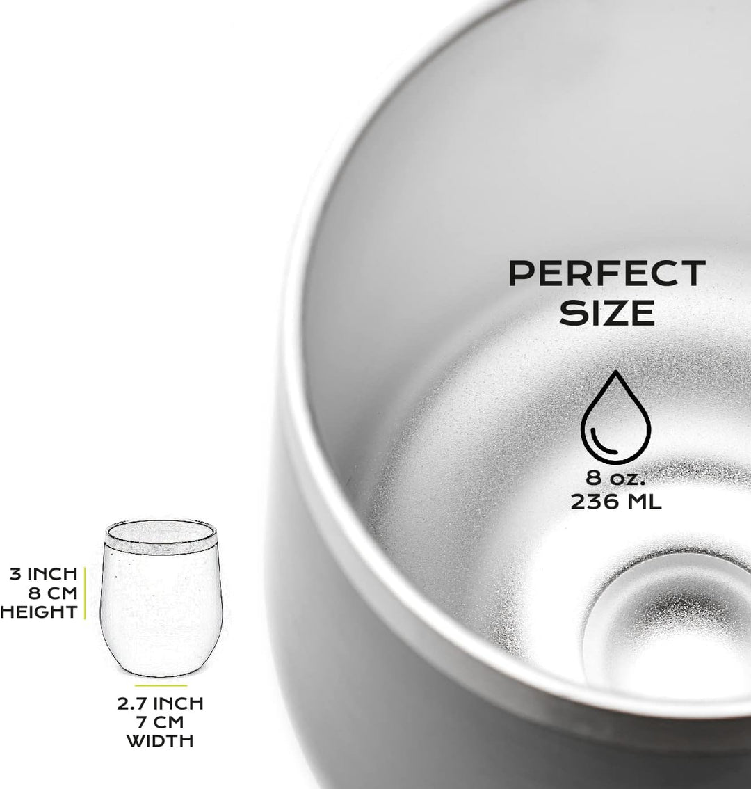 balibetov - Neu - Modernes Yerba Mate Gourd Set (Mate Tasse) - Doppelwandiger 18/8 Edelstahl Enthält