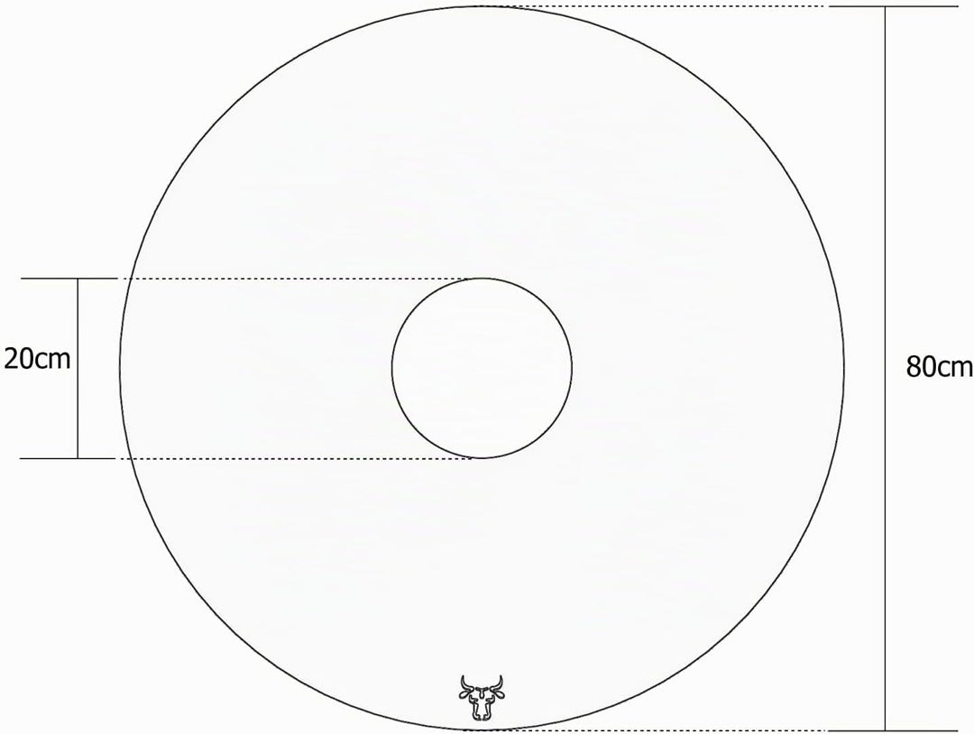 tuning-art GR01 Grillring | Grillplatte | Feuerplatte | Plancha | BBQ-Platte passend für Weber, Grös