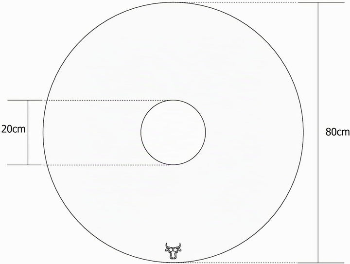tuning-art GR01 Grillring | Grillplatte | Feuerplatte | Plancha | BBQ-Platte passend für Weber, Grös